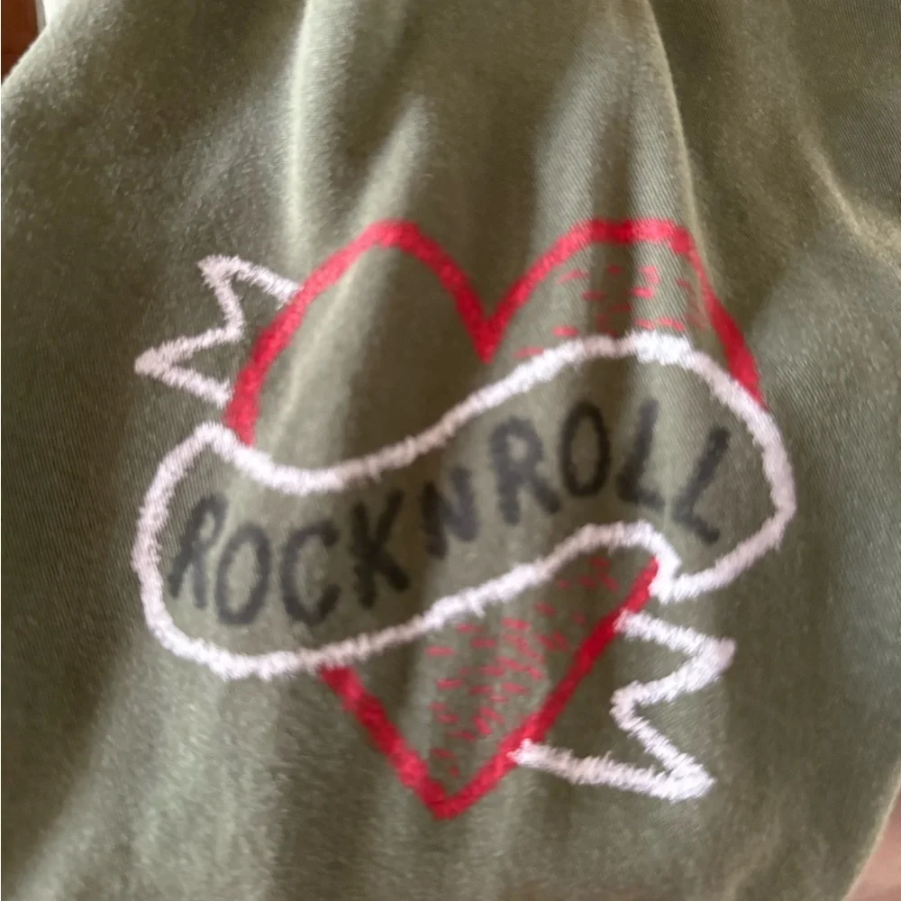 Lauren Moshi button down Shirt with Eagle Patch - Picture 3 of 4